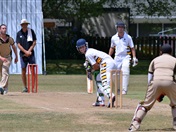 Collegians vs students cricket match