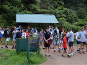 Year 9 Boarders in-weekend in Waihi