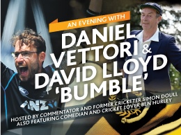 An evening with Daniel Vettori and David Lloyd 'Bumble'