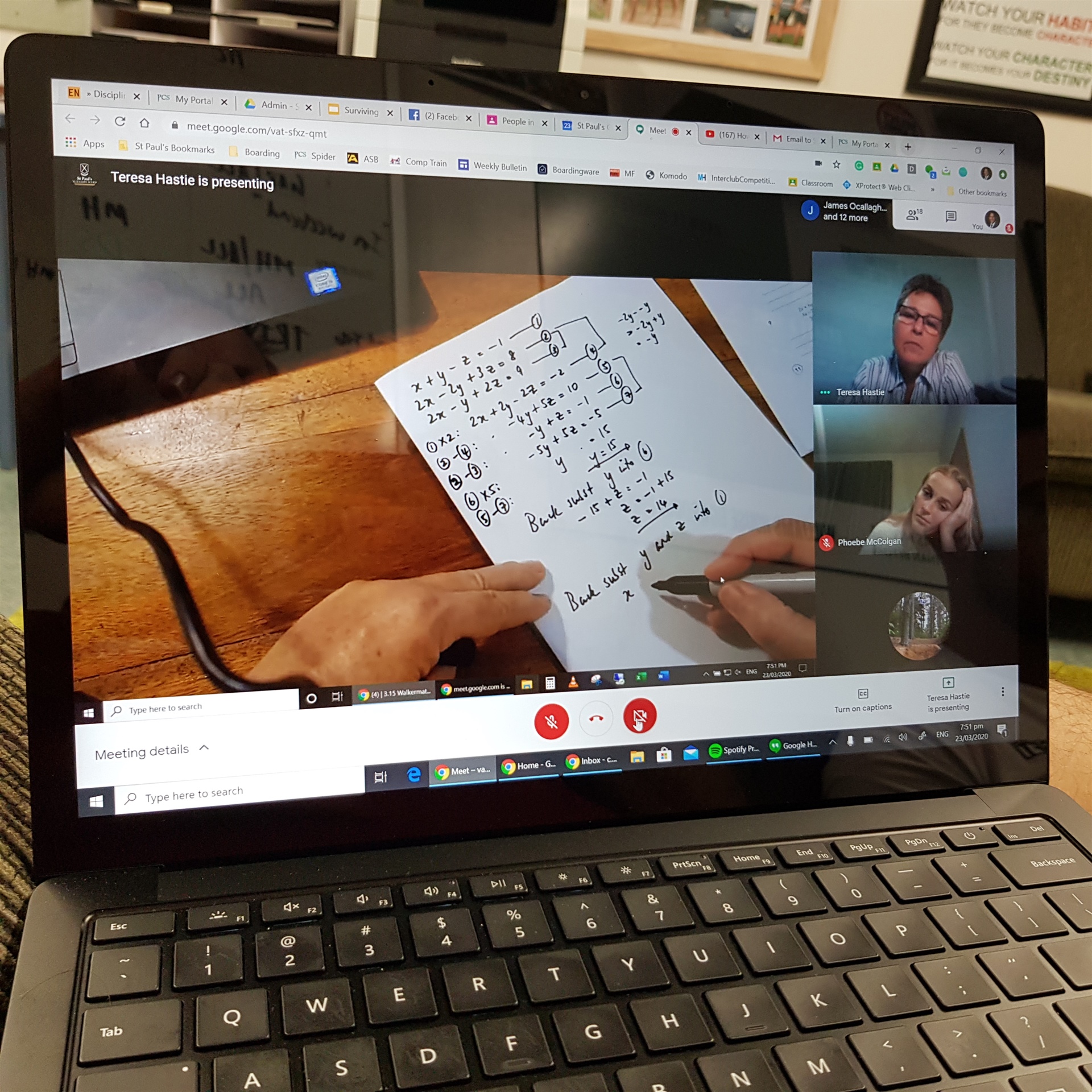 Embracing distance learning and living through the lockdown