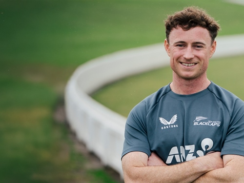 Matt Fisher Black Caps Debut