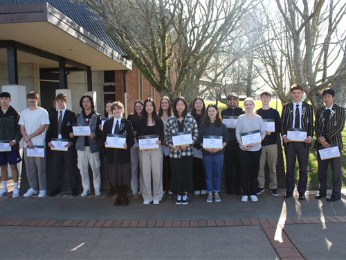 Scholars celebrated at special assembly