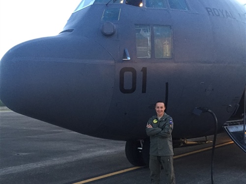 High flier in the Air Force