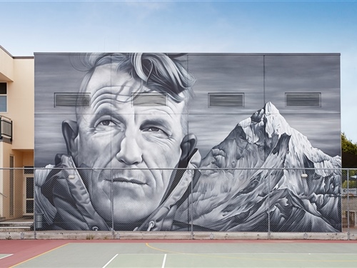 A mural of great size and meaning