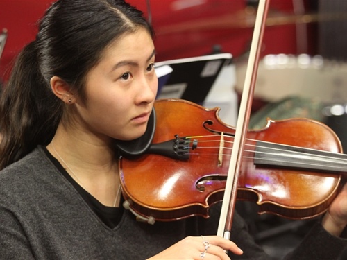 Stepping up to concertmaster