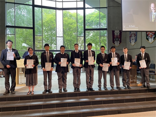 Top marks for students in Australian Mathematics Competition