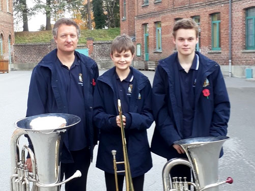 Centenary performance at Le Quesnoy