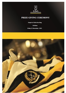Prizegiving Ceremony Programme 2021