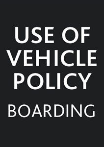 Use of vehicles policy