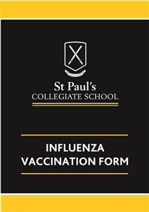 Influenza vaccination form