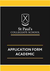 Application Form - Academic
