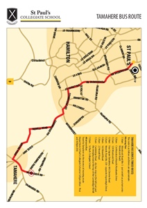 Tamahere Bus Route