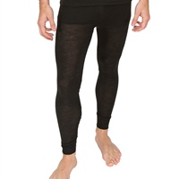 Black merino wool long johns