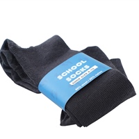 Short Charcoal formal socks